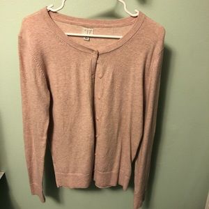 Pink cardigan